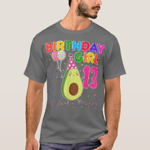 Avocados 13e verjaardag meisje van 13 jaar oud Avo T-shirt