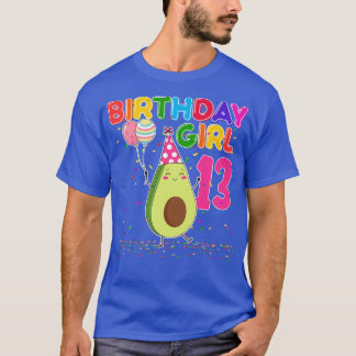 Avocados 13e verjaardag meisje van 13 jaar oud Avo T-shirt