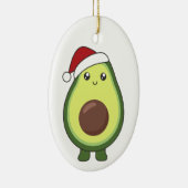 Avocados Adult Clot Keramisch Ornament (Rechts)
