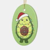 Avocados Adult Clot Keramisch Ornament (Links)