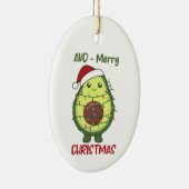 Avocados Adult Clot Keramisch Ornament (Rechts)