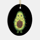 Avocados Adult Clot Keramisch Ornament (Rechts)