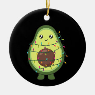 Avocados Adult Clot Keramisch Ornament