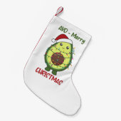 Avocados Adult Clot Kleine Kerstsok (Voorkant (Hangend))