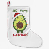Avocados Adult Clot Kleine Kerstsok (Voorkant)