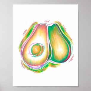 Avocados Art Print