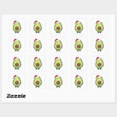 Avocados Avocados Vierkante Sticker (Vel)