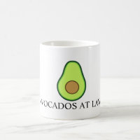 Avocados bij de mok van de wet (duivel)
