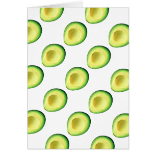 Avocados Birthday Note Kaart, witte enveloppen inc