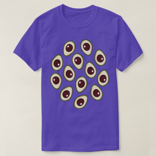 Avocados Black T-shirt (Design voorkant)