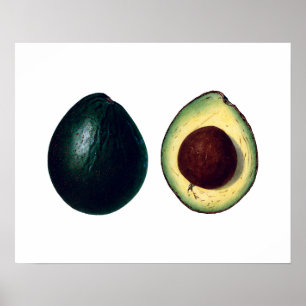AVOCADOS botanische druk Poster