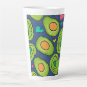 Avocados en harten latte mok (Voorkant)