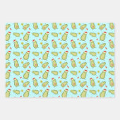 Avocados en Kerstmis Inpakpapier Vel (Voorkant 3)