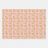 Avocados en Kerstmis Inpakpapier Vel (Voorkant)