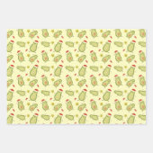 Avocados en Kerstmis Inpakpapier Vel (Voorkant)