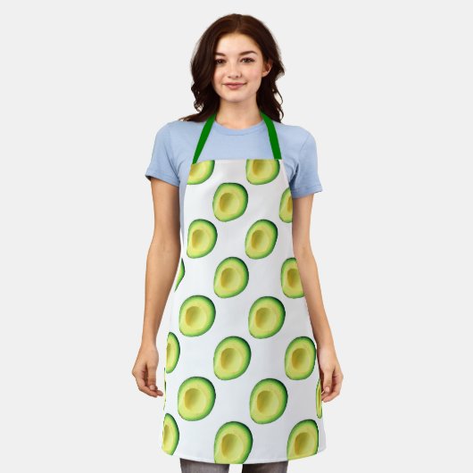 Avocados Green Fiesta All-Over Print Schort (Gedragen)