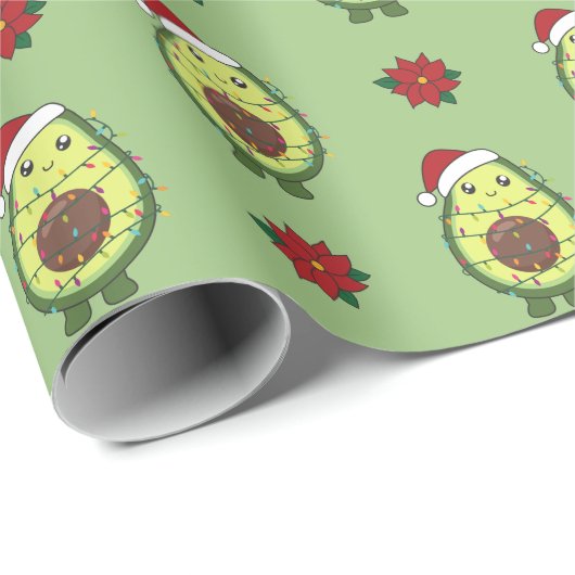 Avocados Holiday Cadeaupapier (Rol Hoek)