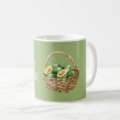 Avocado's in Mand Koffiemok (Voorkant rechts)
