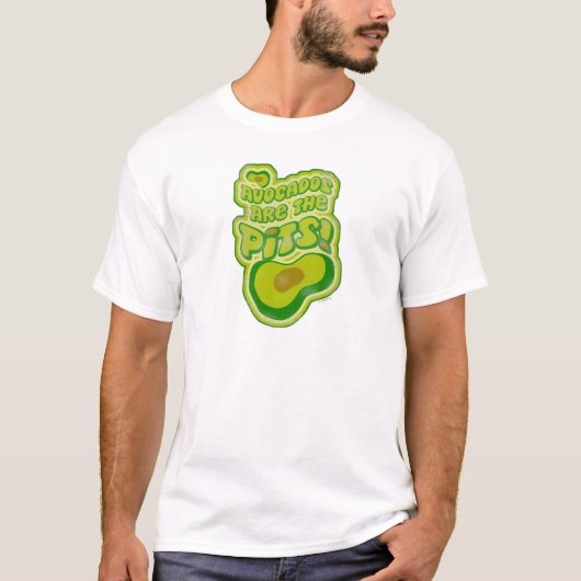 Avocados is de grappige slogan t-shirt (Voorkant)