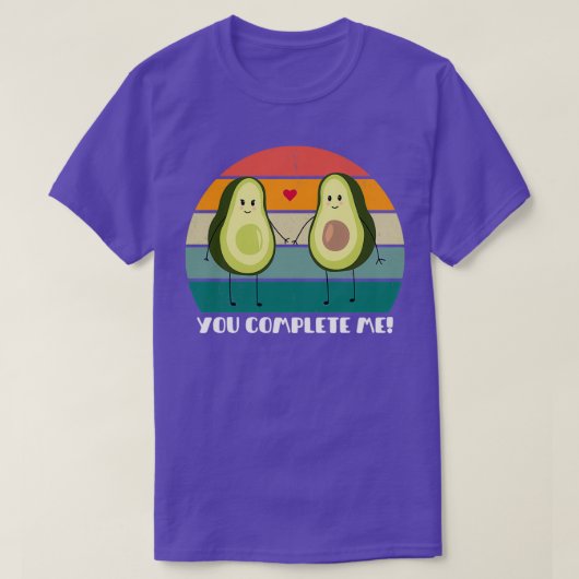 Avocados Je vult me in T-shirt (Design voorkant)