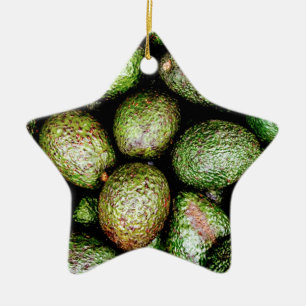 Avocados Keramisch Ornament