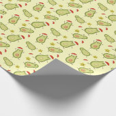 Avocados & Kerstmis Cadeaupapier (Hoek)