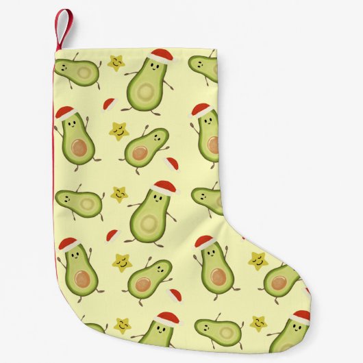 Avocados & Kerstmis Kleine Kerstsok (Voorkant)