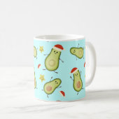 Avocados & Kerstmis Koffiemok (Voorkant rechts)