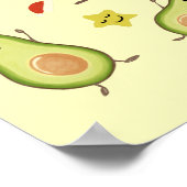 Avocados & Kerstmis Poster (Hoek)