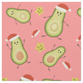 Avocados & Kerstmis Stof