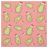 Avocados & Kerstmis Stof (Swatch)