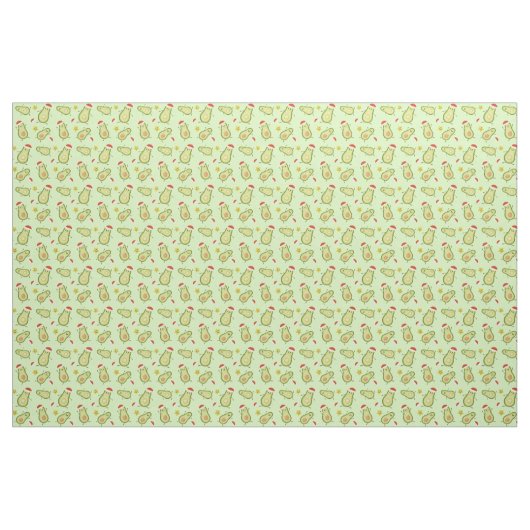 Avocados & Kerstmis Stof (Yard (91,4 cm))