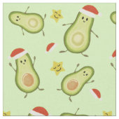 Avocados & Kerstmis Stof (Close Up)