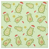Avocados & Kerstmis Stof (Swatch)