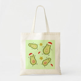 Avocado's & Kerstmis Tote Bag
