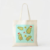 Avocados & Kerstmis Tote Bag (Voorkant)