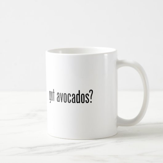 avocado's koffiemok (Rechts)