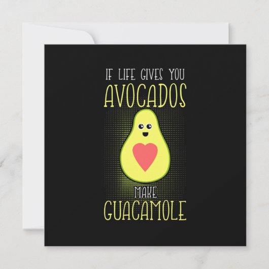 Avocados Make Guacamole Kaart (Voorkant)