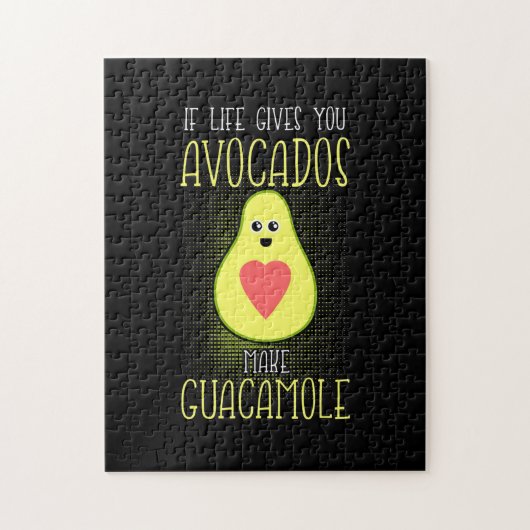 Avocados Make Guacamole Legpuzzel (Verticaal)