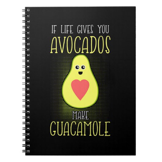 Avocados Make Guacamole Notitieboek (Voorkant)