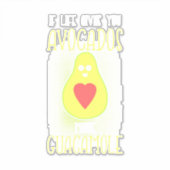Avocados Make Guacamole Sticker (Voorkant)