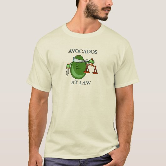 Avocados op het Shirt van de wet (Voorkant)