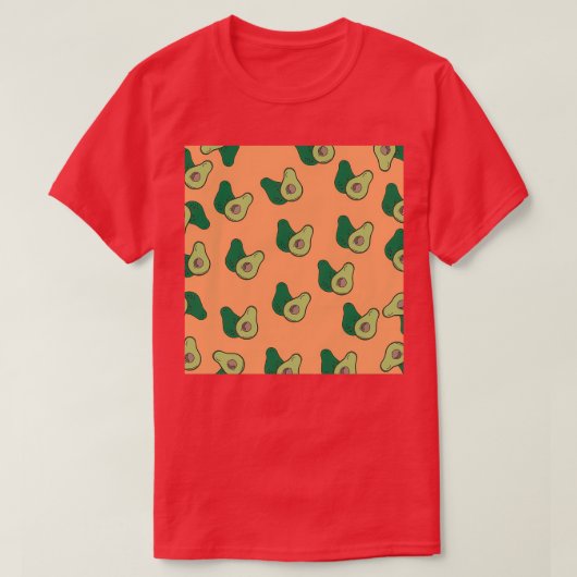 Avocados Patroon 1 T-shirt (Design voorkant)