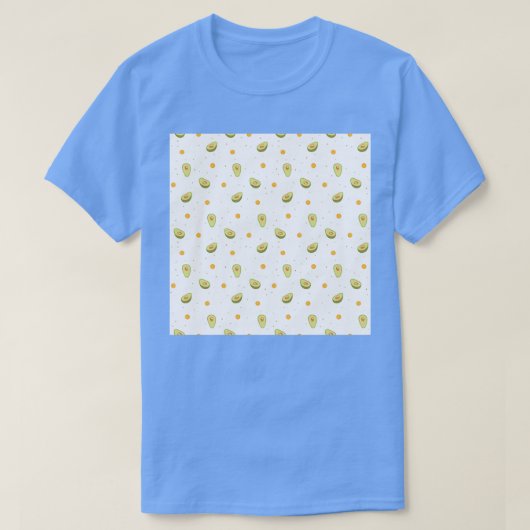 Avocados Pattern Avocado Background Cute Avocado A T-shirt (Design voorkant)