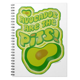 Avocados R. Pits Funny Dip Slogan Notitieboek