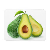 avocado's snijden magneet (Horizontaal)