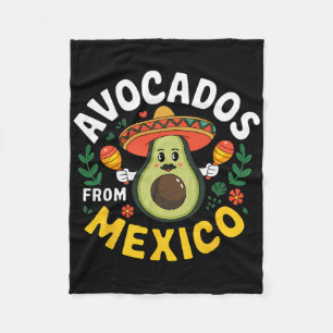 Avocado's van Mexico Cinco de Mayo Mexican Fiesta Fleece Deken