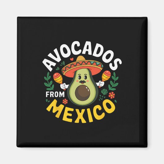 Avocado's van Mexico Cinco de Mayo Mexican Fiesta Magneet (Voorkant)