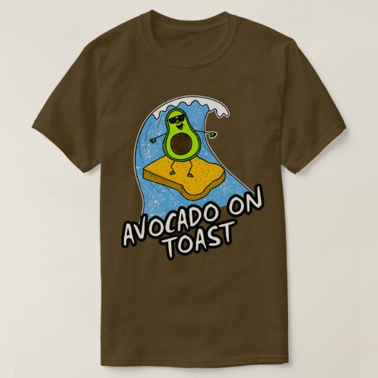 Avocados Vegan sum T-shirt (Design voorkant)