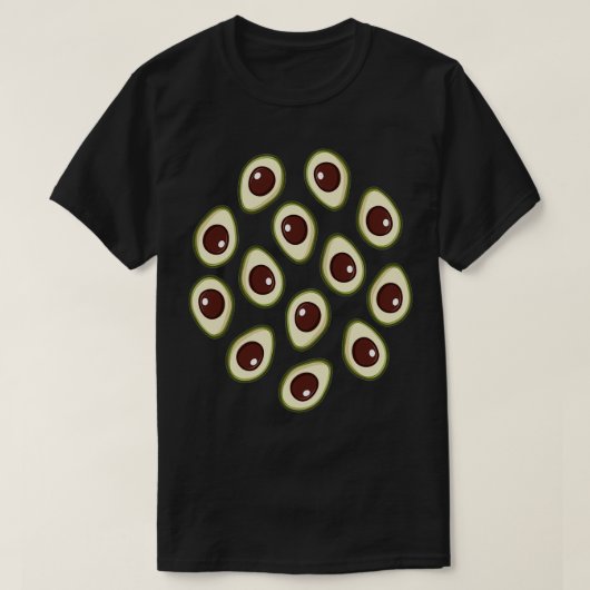 Avocados White T-shirt (Design voorkant)